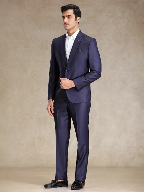 Purple terry rayon coat suit for special events