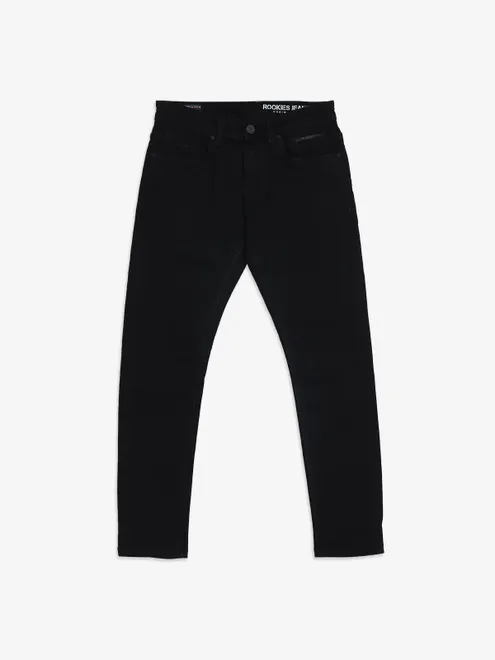 ROOKIES solid black springsteen fit jeans