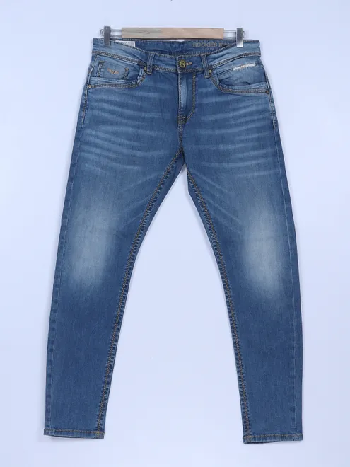 Rookies trendy sky blue washed jeans