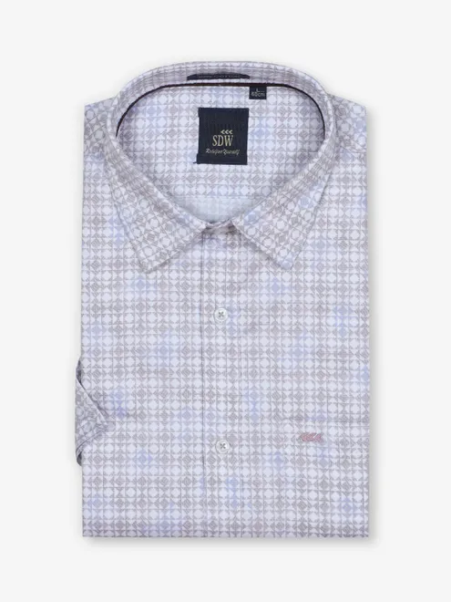 SDW printed multi cotton shirt
