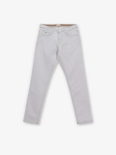 Solid ice grey denim jeans from NOSTRUM
