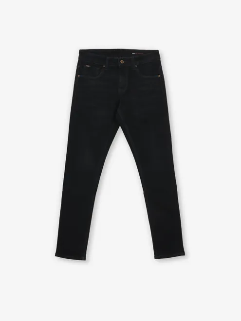 SPYKAR dark black washed slim fit jeans