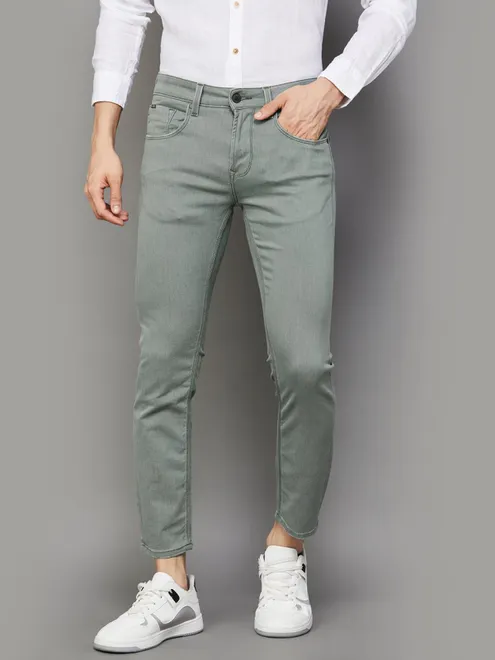 SPYKAR pista solid cotton slim tapered fit jeans