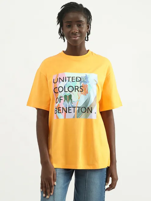 UCB orange half sleeve t shirt