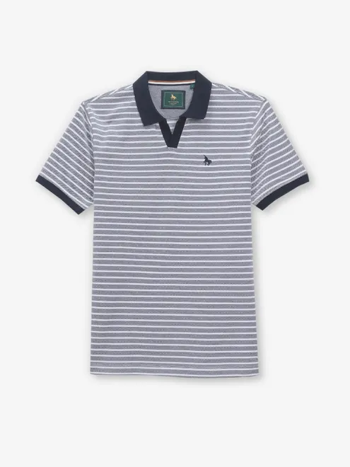 VAN HEUSEN grey stripe t-shirt for men