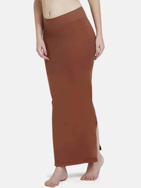 Zivame Saree Shape Wear Brown Lycra Petticoat