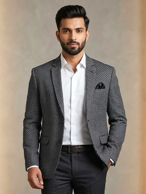 Latest black corduroy blazer