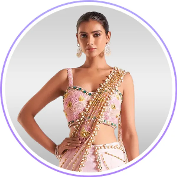 Pink Lehenga Choli