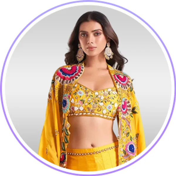 Yellow Lehenga Choli