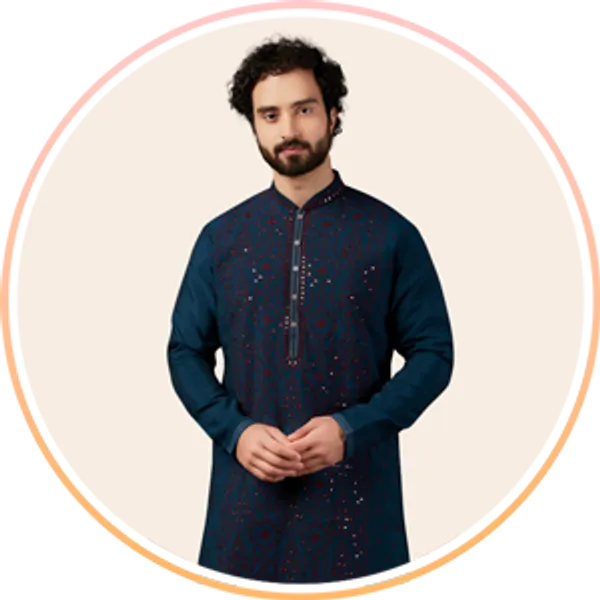 Embroidered Kurta Pajama