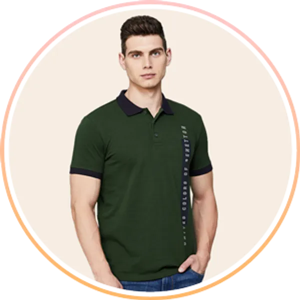 Green T-shirt for Men