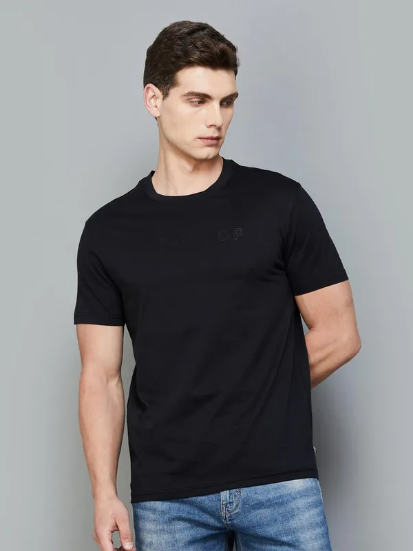 LEVIS black plain cotton t-shirt