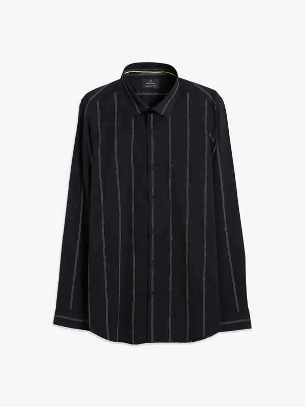 Allen Solly black stripe shirt