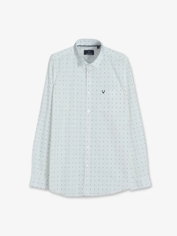 Allen Solly printed white shirt