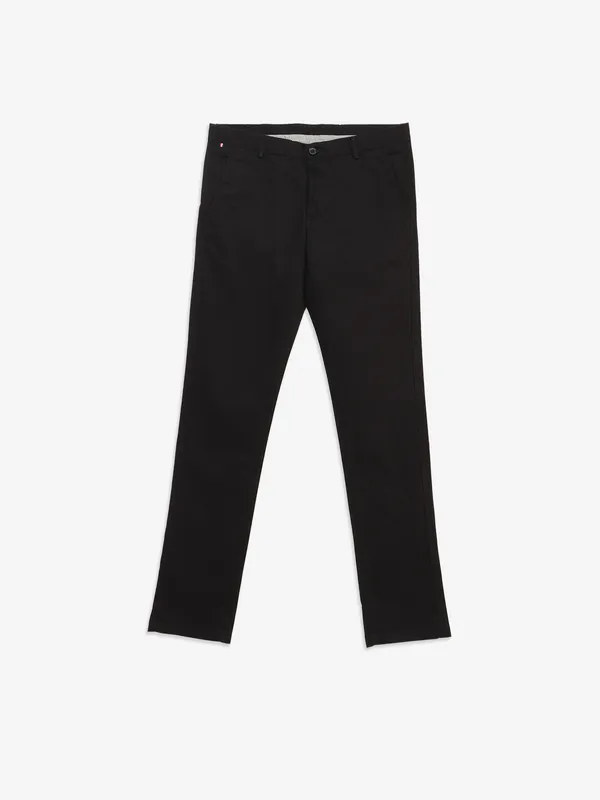 ARROW black cotton trouser