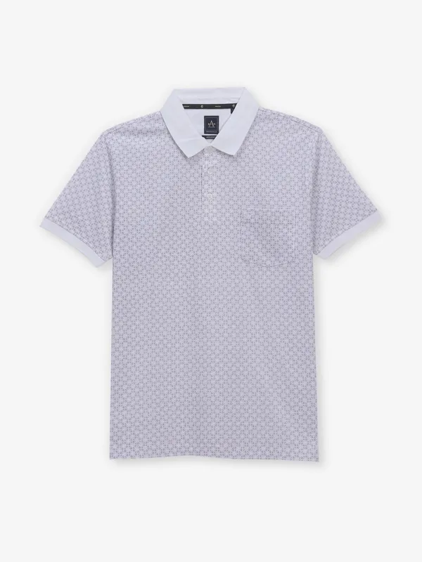 ARROW lavender texture cotton t-shirt