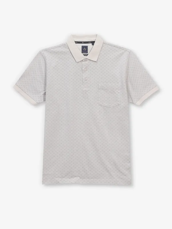 ARROW printed beige cotton t-shirt