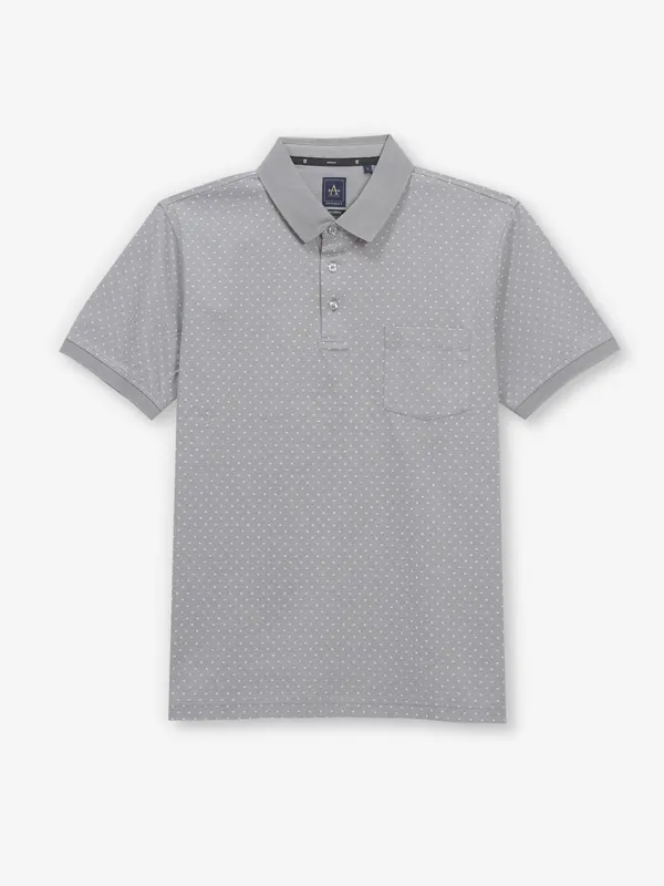 ARROW printed dark grey cotton t-shirt