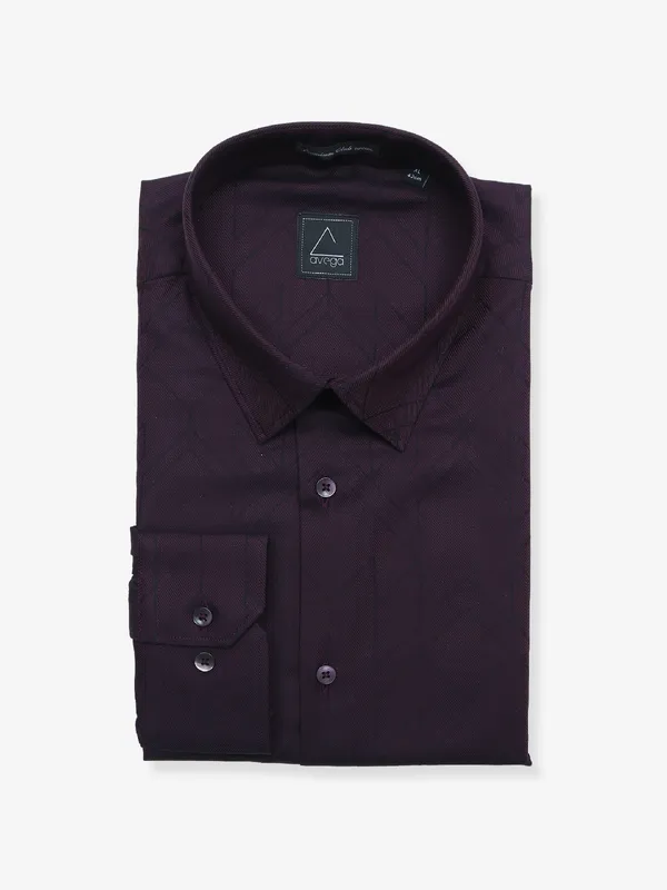 Avega cotton black stripe shirt