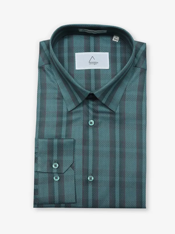 AVEGA green checks cotton shirt
