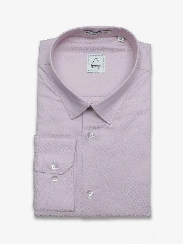 Avega light pink printed shirt