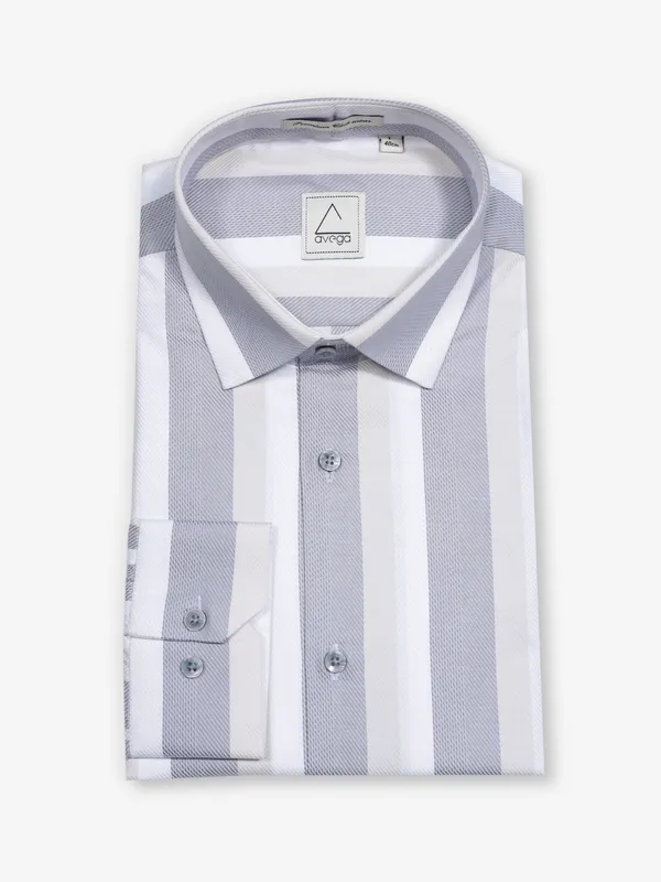 AVEGA multicolor stripes partywear shirt