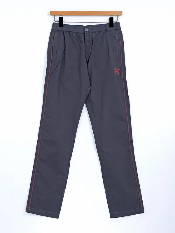 Beevee dark grey cotton track pant