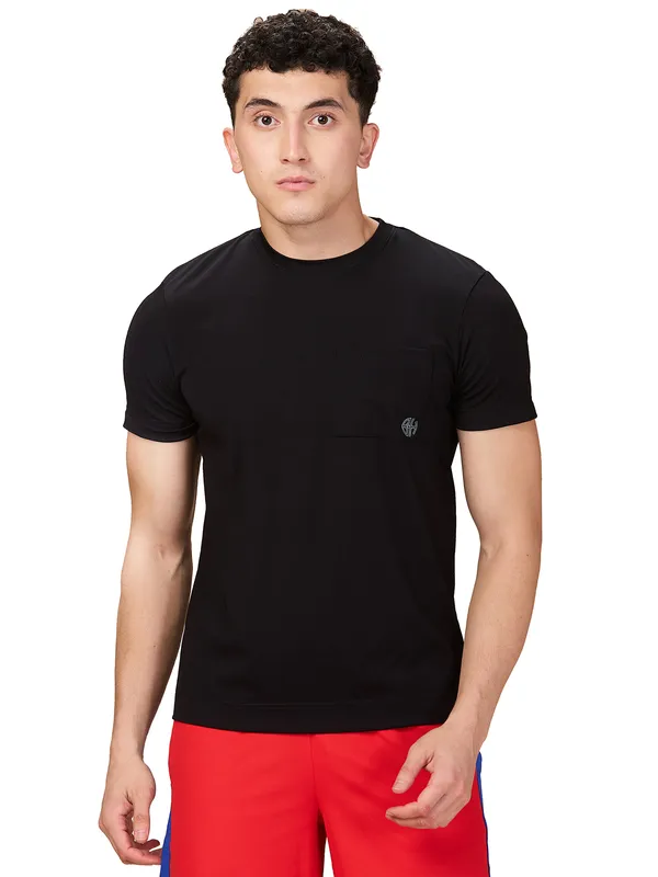 BEING HUMAN black round neck t-shirt