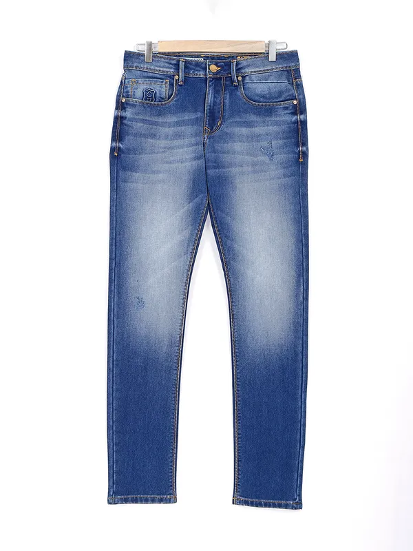 Being Human indigo blue washed jeans