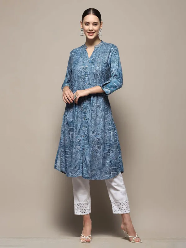 BIBA cotton kurti in blue