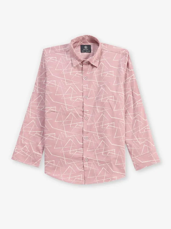 BLAZO onion pink cotton shirt