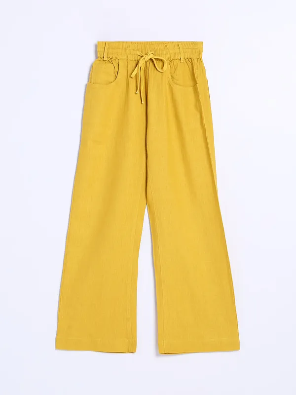 Boom mustard yellow cotton pant