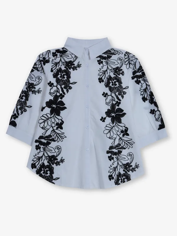 BOOM off-white cotton shirt