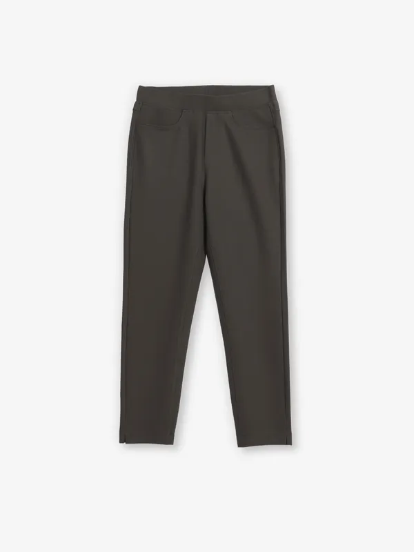 BOOM olive casual cotton jeggings