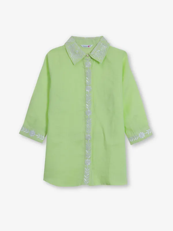 BOOM pista green shirt