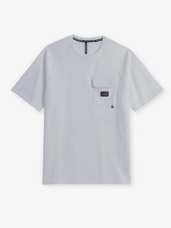 CHOPSTICK cotton plain white t-shirt