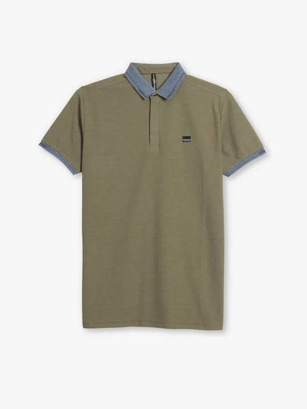 CHOPSTICK olive cotton t-shirt