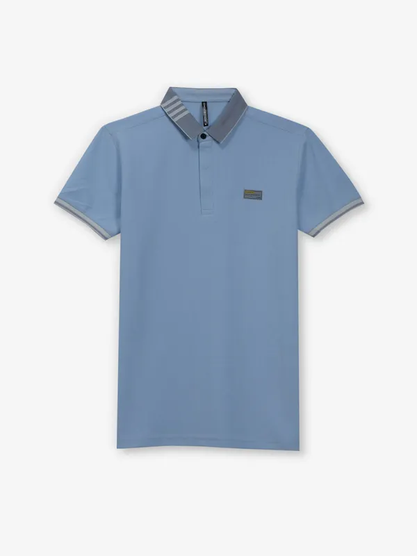 CHOPSTICK plain mint blue t-shirt in cotton