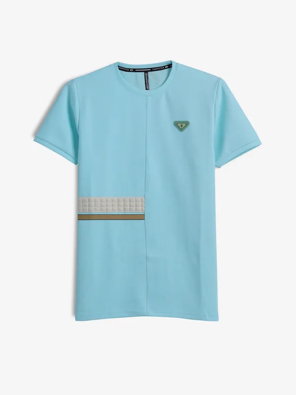 CHOPSTICK sky blue casual t-shirt