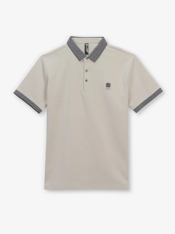 COOKYSS beige cotton t-shirt for men