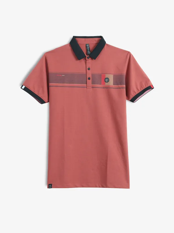 COOKYSS brown polo t-shirt