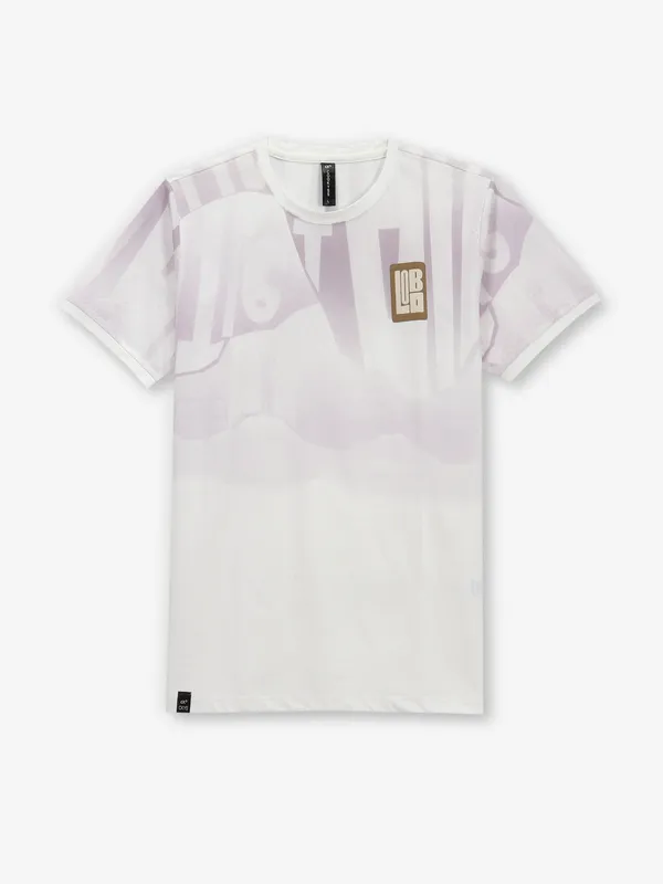 COOKYSS printed white t-shirt in cotton