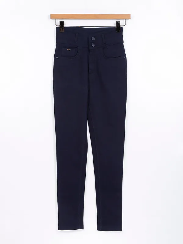 Crimsone Club navy solid jeans