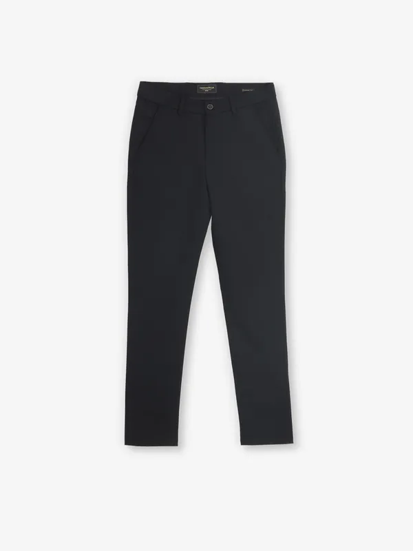 CRIMSOUNE CLUB black solid trouser