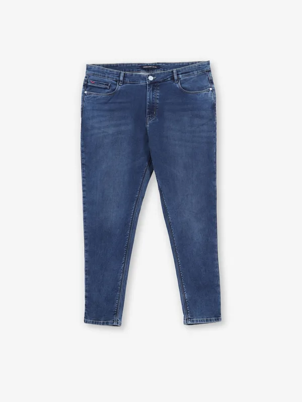 CRIMSOUNE CLUB black washed denim jeans