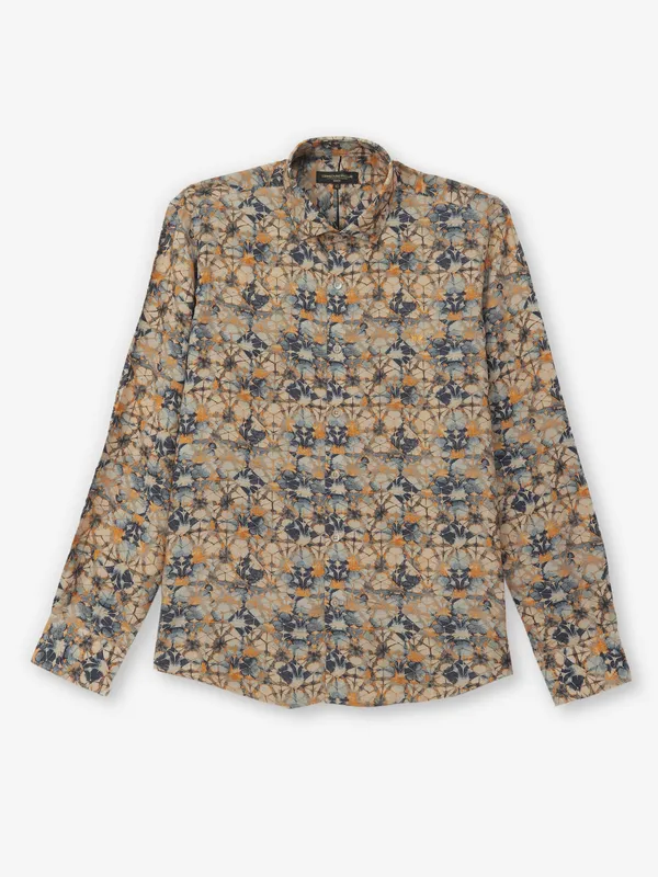 CRIMSOUNE CLUB multicolor cotton shirt