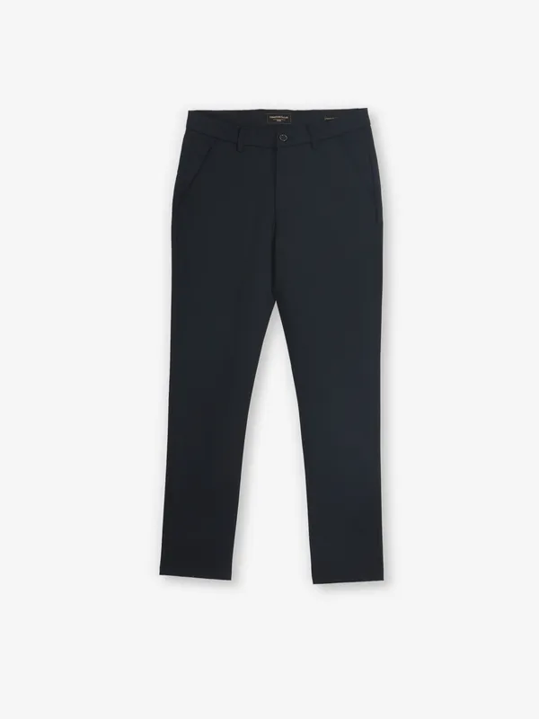 CRIMSOUNE CLUB navy solid trouser