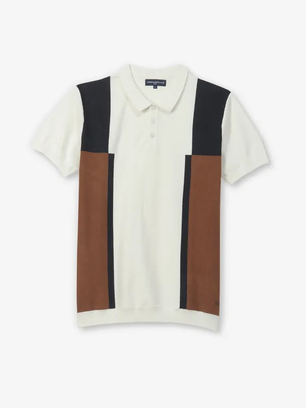 CRIMSOUNE CLUB white cotton t shirt