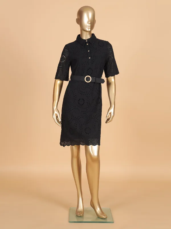 DEAL black cotton dress for women