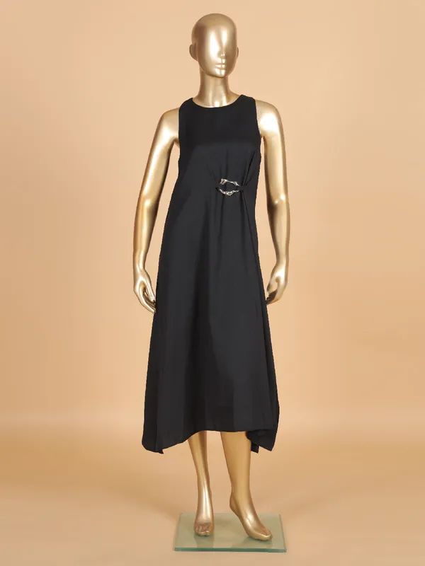 DEAL black silk designer dress